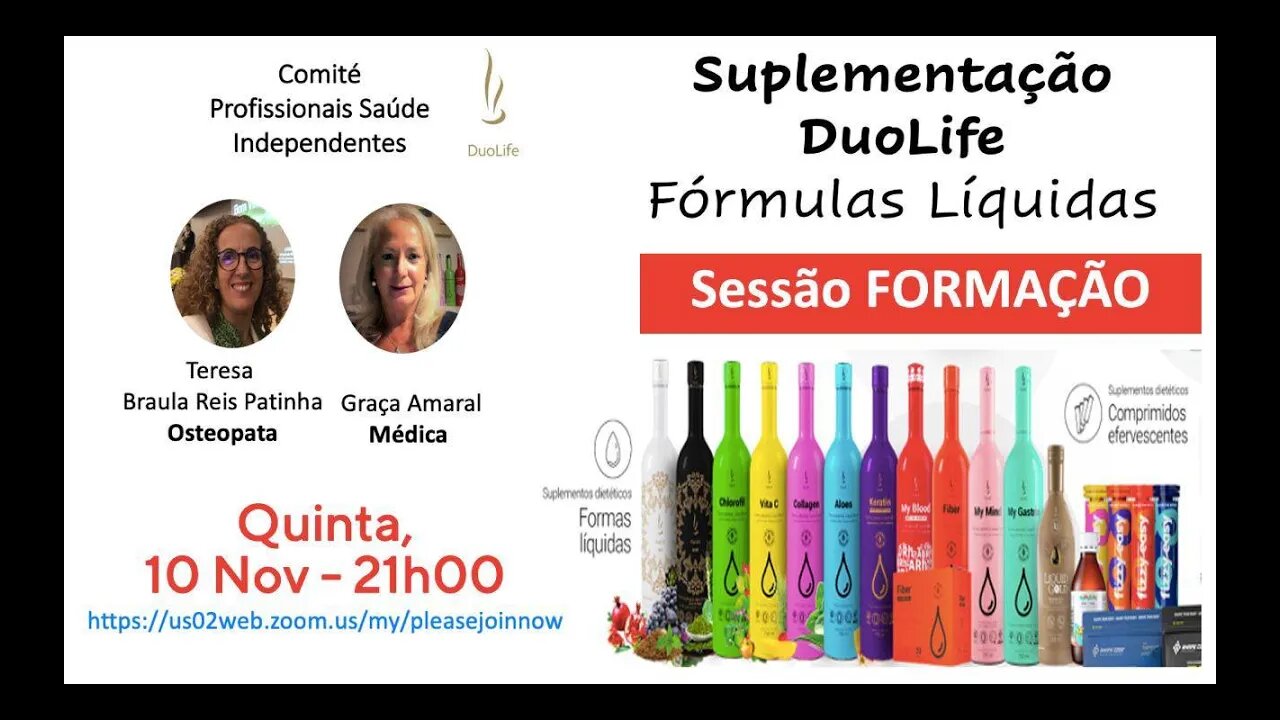 🥃 "Fórmulas Líquidas" (FORMAÇÃO PRODUTOS DUOLIFE) - 10.11.22