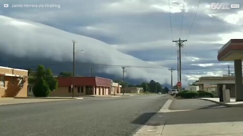 L'inizio della furiosa tempesta in Texas