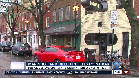 32-year-old man killed after being shot inside Fells Point bar