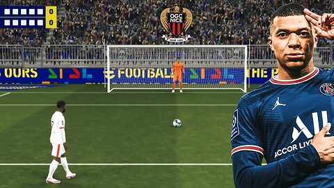 Real Madrid vs OGC Nice UEFA champions league penalty shoot-out