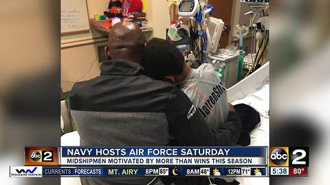 Navy playing for more than wins this season, motivated by coordinator's son