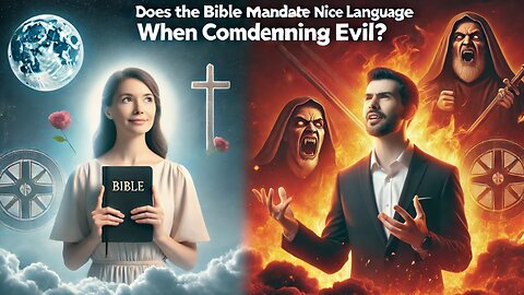 Does The Bible Command Nice Language When Condemning Evil?