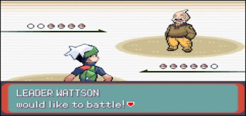 Pokemon Emerald - Mauville Gym Leader Battle: Wattson