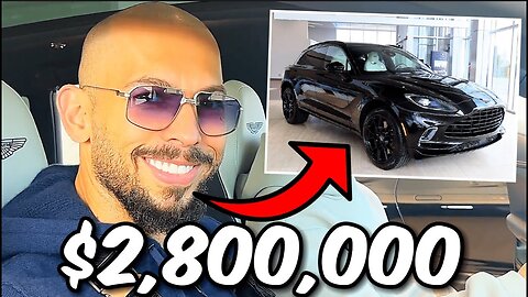 Andrew Tate Picks Up SPECIAL $2M Aston Martin SUV