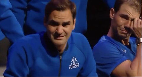 Emotional Farewell: Roger Federer and rival Rafael Nadal break down in tears during Laver Cup