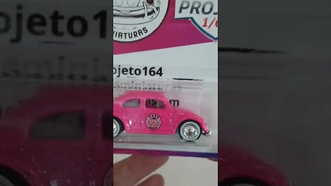 Hot wheels Volkswagen Fusca custom #hotwheels #miniaturas #carrinhos