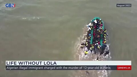 Dominique Samuels reacts as an Algerian illegal immigrant is charged with the murder of a