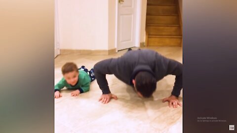 Baby Funny Moments with Daddy