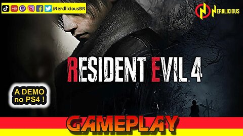🎮 GAMEPLAY! Testamos a DEMO de RESIDENT EVIL 4 REMAKE no PlayStation 4! Confira nossos sustos!