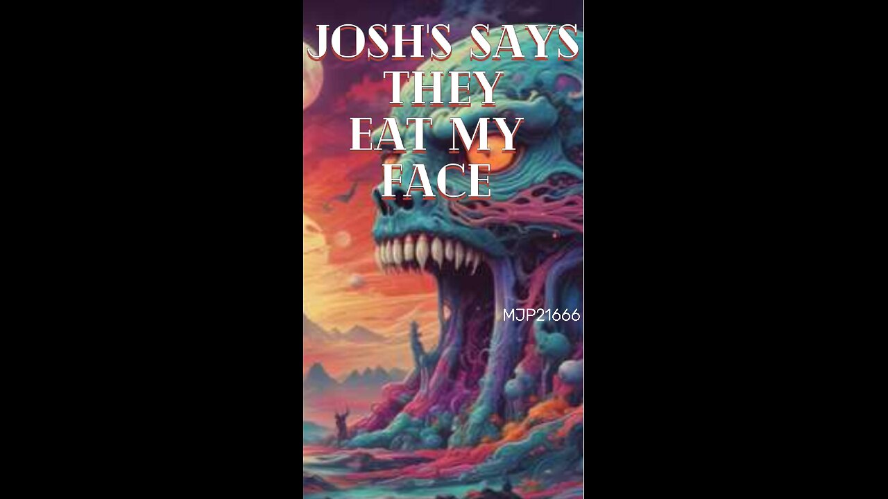 Josh's says they ALIENS eat my face #MJP21666 XXL