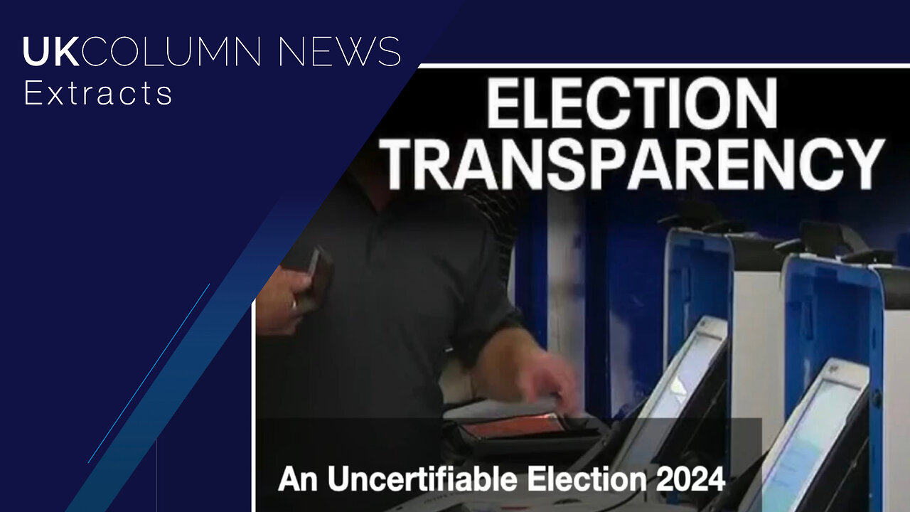 US Elections: Poll Manipulation, Selection Engineering, and Predictive Programming - UK Column News