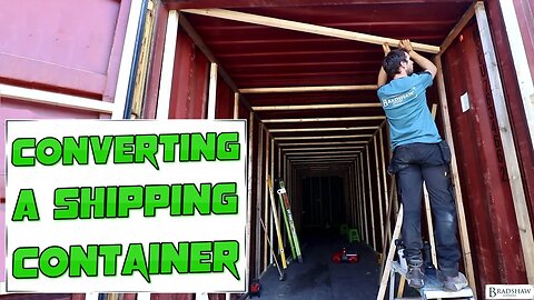 Shipping Container Conversion. Insulated Storage.