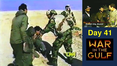 Vintage CNN - Iraq War Day 41 - News Hour - Feb26-91 (10:00PM EST)