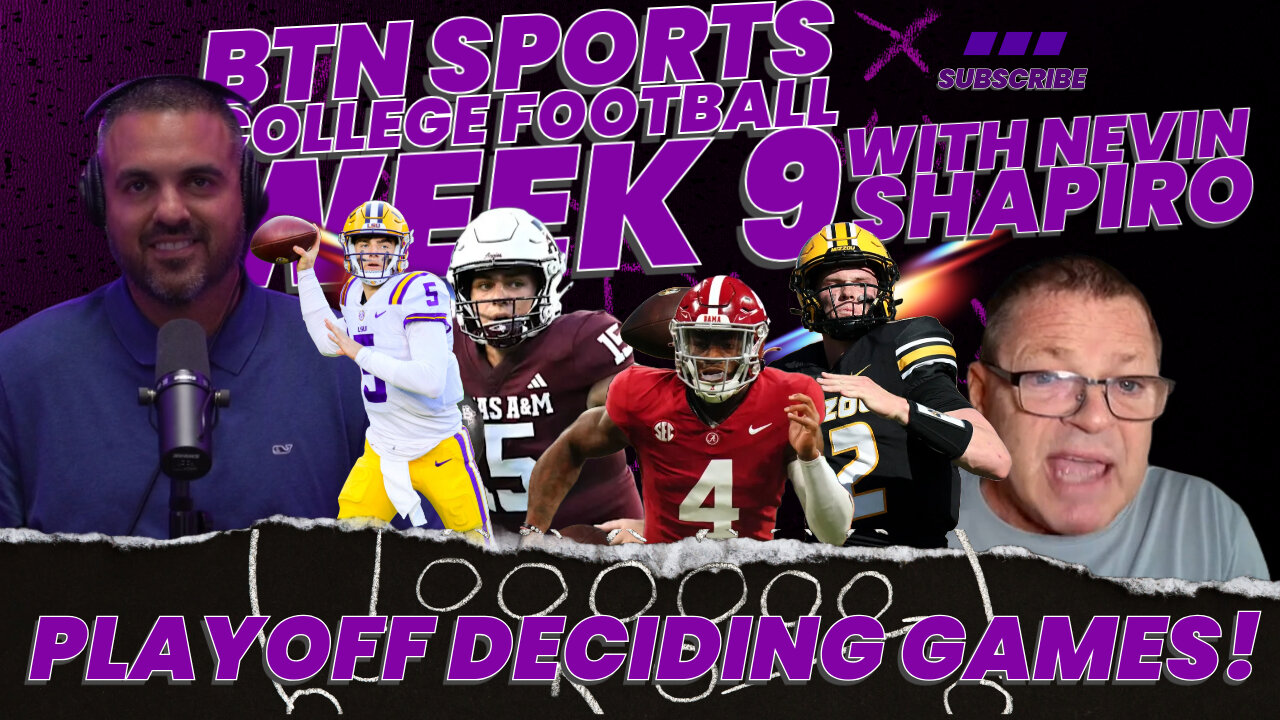 WEEK 9 College Football Picks and Games to Watch GEORGIA BULLDOGS TAKING IT ALL?! With Nevin Shapiro