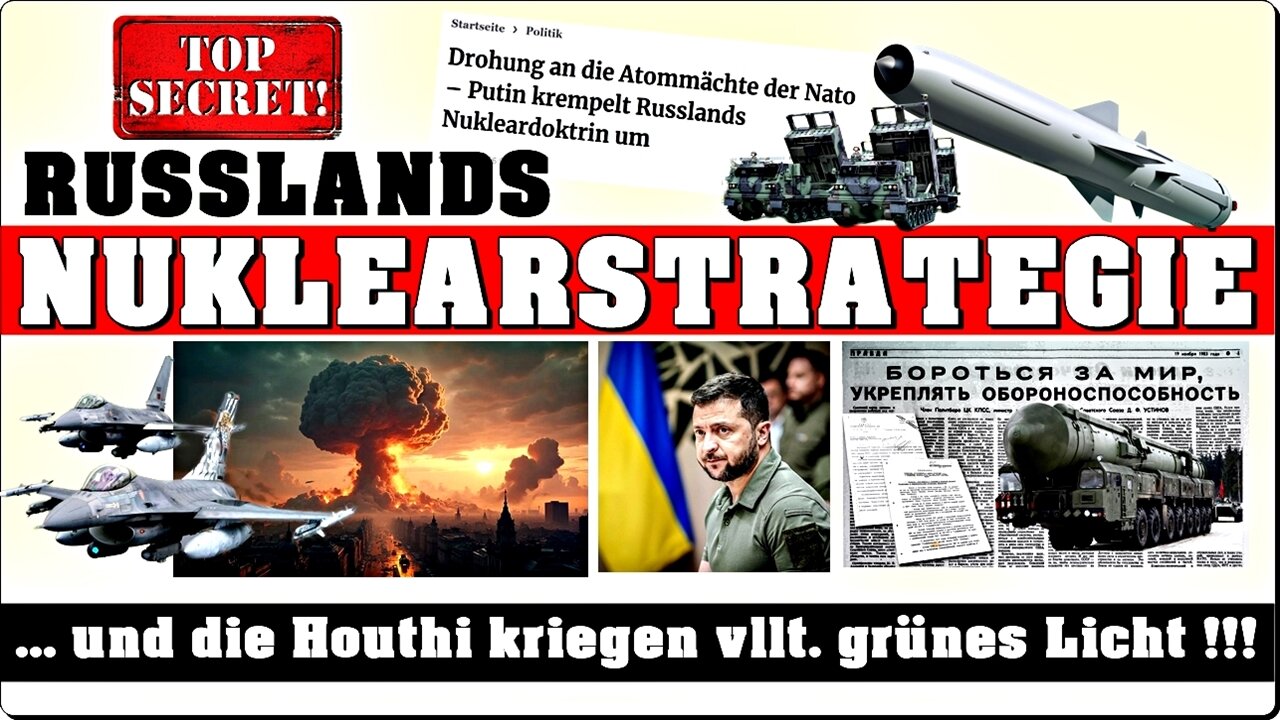 Russland ändert Nuklearstrategie und die Houthi bekommen vllt. Onyx Raketen !!!