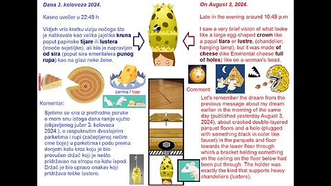 Kruna - tijara od sira - Cheese tiara crown 3.8.2024.