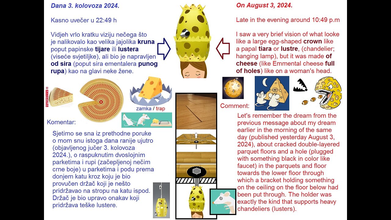 Kruna - tijara od sira - Cheese tiara crown 3.8.2024.