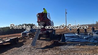 How to pour the foundation for your barn dominium #hedgehogshomestead