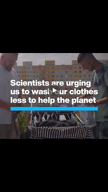 World Economic Forum: "Scientists are urging us to wash our clothes less to help the planet."...