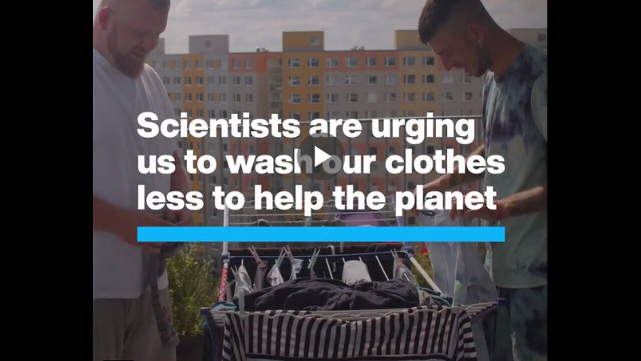 World Economic Forum: "Scientists are urging us to wash our clothes less to help the planet."...