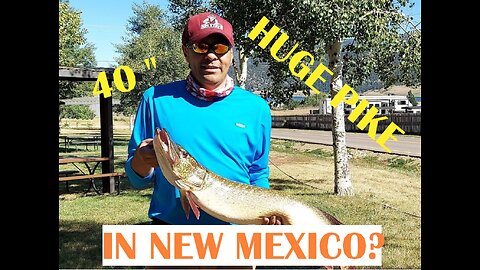 Fishing at Eagles Nest State Park NM, Huge Pike! -Spoonplugging