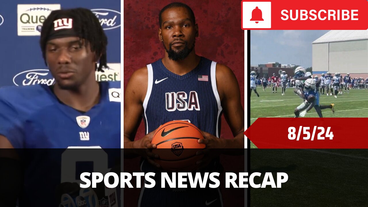 News Of The Day - 8/6/24 - Malik Nabers Fight, Kevin Durant Sets Record, Brandon Aiyuk Update