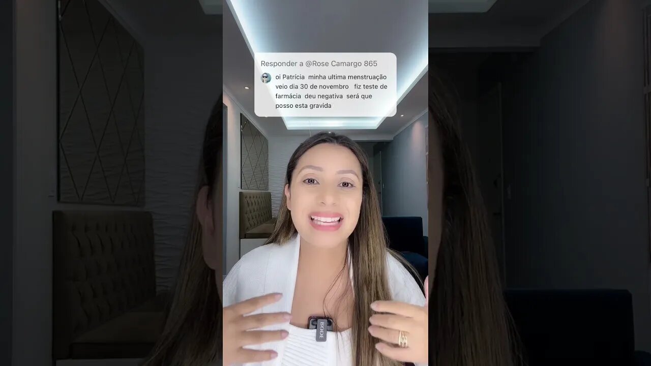 Estou com atraso menstrual mas fiz o teste de gravidez e deu negativo, posso estar grávida?