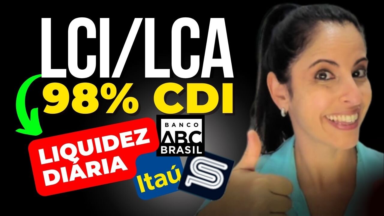 LCI´S RENDENDO ATÉ 98% DO CDI COM LIQUIDEZ DIÁRIA | VALE A PENA? | ISENTA DO IR 🥰️