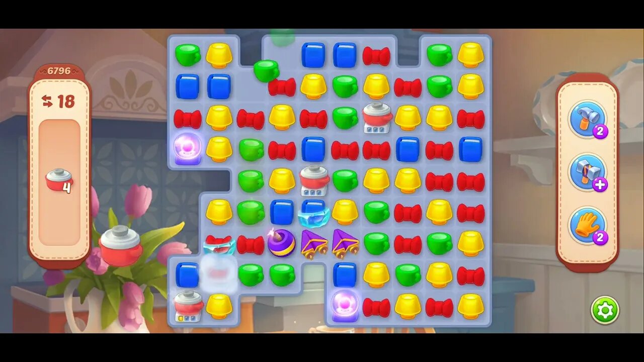 Playrix Homescapes Gameplay Walkthrough Level 6796