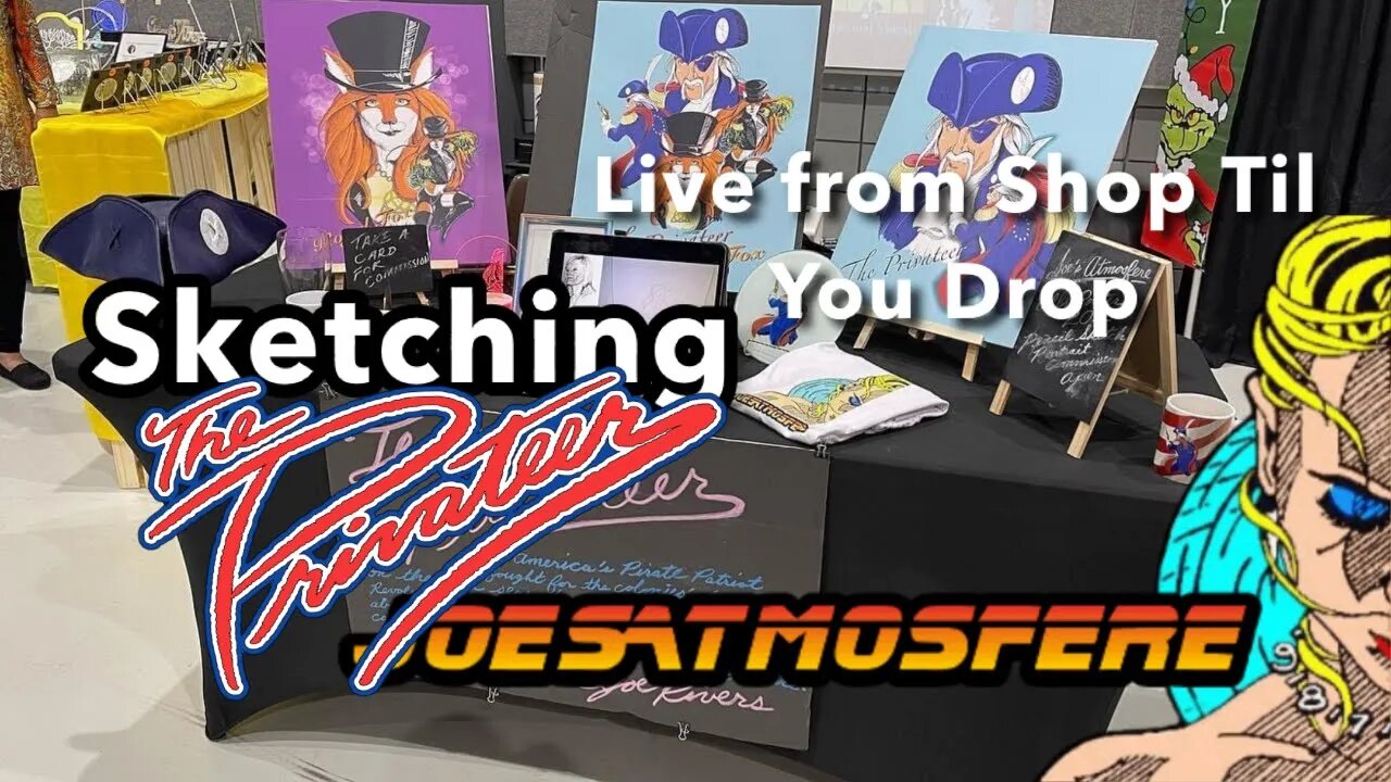 Sketching The Privateer: Comic Art Explained Episode 57, Live!