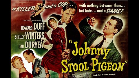 JOHNNY STOOL PIGEON (1949) Drugs and Crime! An All Star Cast! B&W