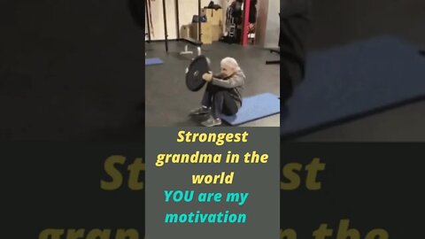 strongest grandmother workout in gym for her fitness