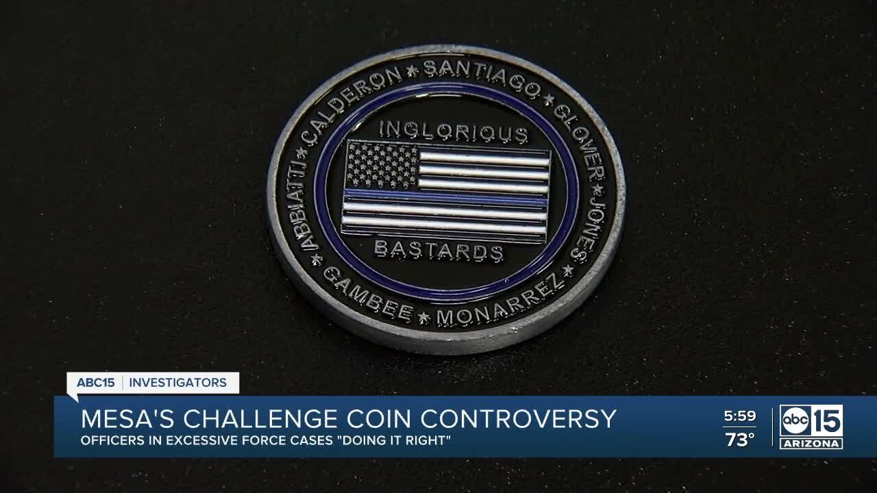 Mesa challenge coin controversy