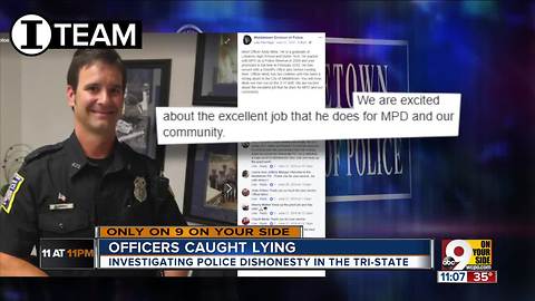 Caught lying, should an officer still serve WCPO Investigative Report