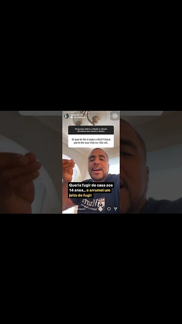 O que fez o raiam ir para os Estados unidos? | Raiam Santos