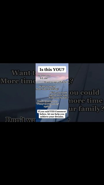 Is this you? Make the change in your life today!