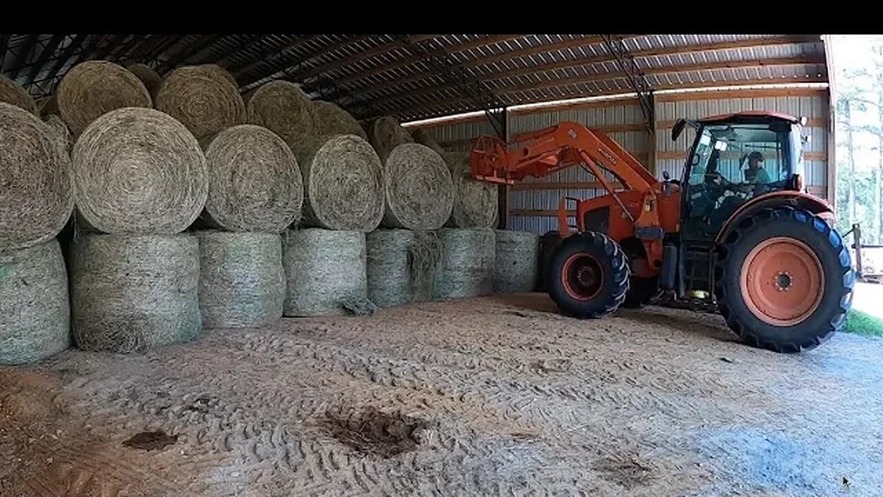 Dirty Jobs, Hauling, and Stacking. Second cutting almost complete.