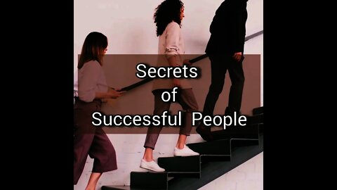 secrets of successful people