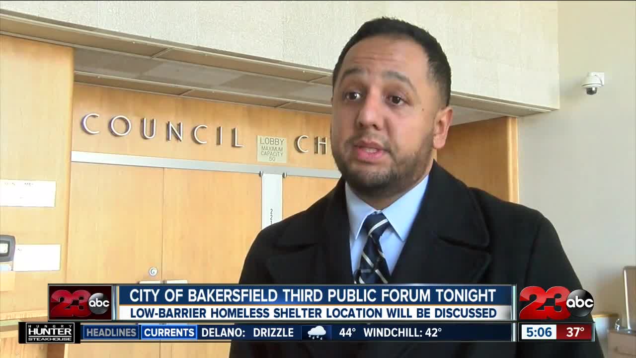 Homeless shelter public forum happening tonight