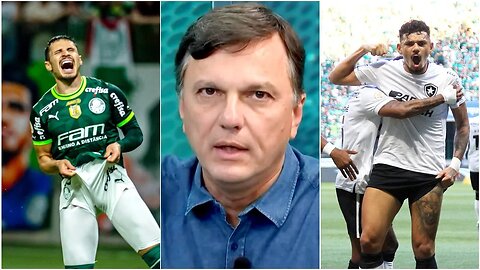 "Essa VITÓRIA do Botafogo contra o Palmeiras FOI MUITO..." Mauro Cezar ANALISA o LÍDER do Brasileiro