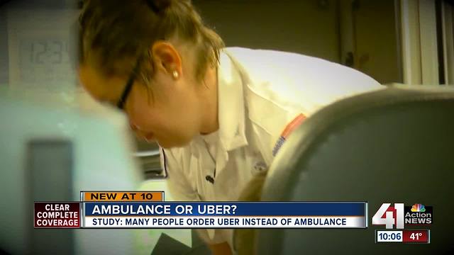 Some turning to ridesharing over ambulances