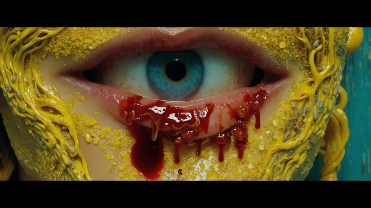 Bloody Happy Honey Depiction (Surreal AI Horror)