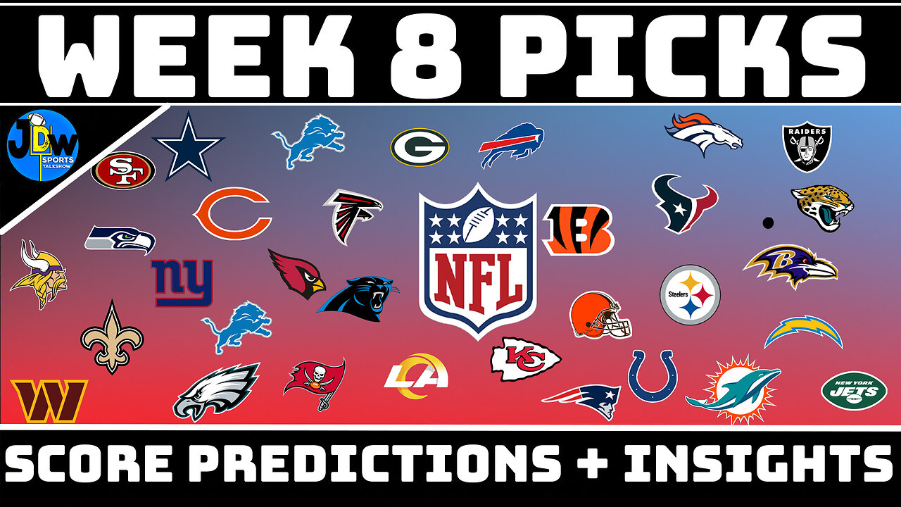 2023 NFL week 8 picks | NFL week 8 predictions, upsets, and betting !