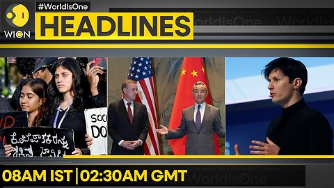 Sullivan meets top China officials | Telegram CEO to face charges? | Top Headlines | WION News