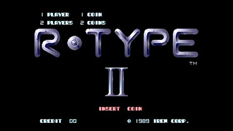 R-Type II Arcade Game, Irem 1989, playthrough