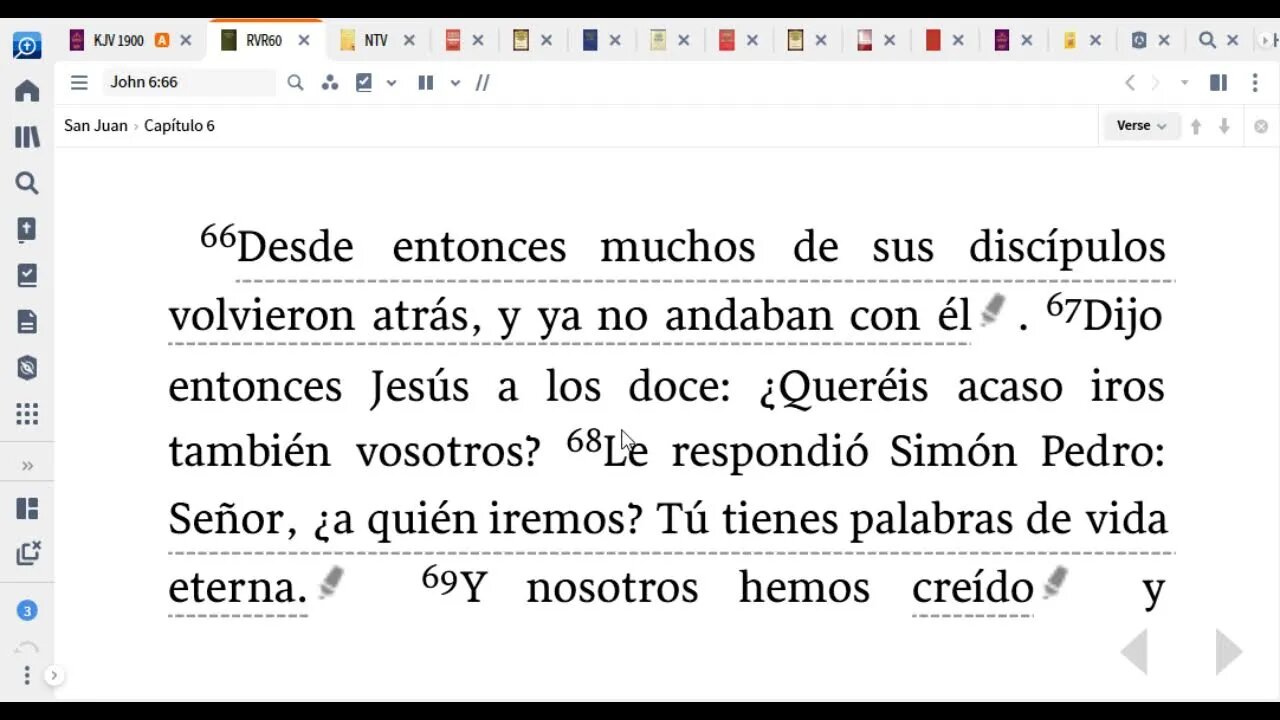 Para que el que de él come, no muera
