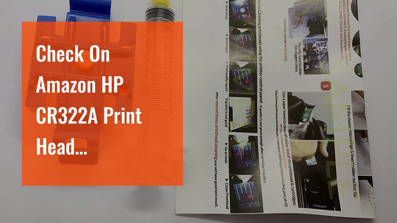 Check On Amazon HP CR322A Print Head Replacement Kit