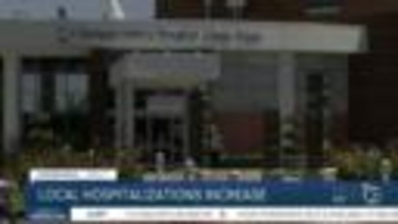 Local COVID-19 related hospitalizations increase