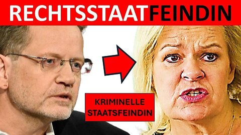 🚨NACH COMPACT-VERBOT🚨TOP-JURIST RECHNET MIT FAESER AB@Politik & Co🙈