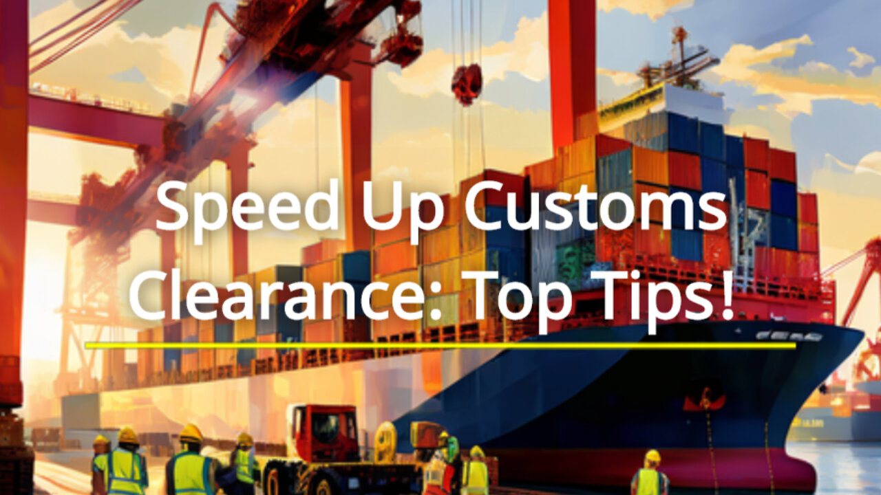 How to Speed Up Customs Clearance: Expert Tips for Importers!